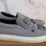 Mira Mikati women’s embroidered houndstooth slip-on skate sneakers IT 41 US 11 Photo 5