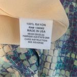 Lavender Brown  Pastel Python snakeskin Print Lined Shorts S POCKETS Photo 6