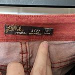 prAna  Mid Rise Kayla Jeans W4/27 Orange/Rust Design Straight Leg Photo 2