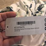 Boohoo NWT Plus Rosie Marble Print Drape Sleeve Swimsuit, size 16 Photo 7