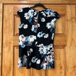 Bar III Peplum Floral Sleeveless Shirt Small Photo 3