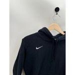 Nike ‎ Hoodie Women LARGE Black Club Fleece Long Sleeve Hooded Pullover Photo 2