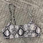 Romwe Snake Print Black and White Bikini Size Medium Photo 1