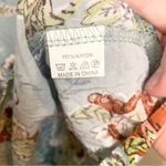 Jaase  Multicolor Floral Bohemian Peasant Bell Sleeve Top Size S Photo 7