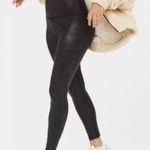 Aerie  Offline High Rise Faux Leather Black Leggings - Size Small Photo 0