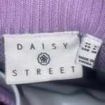 Daisy Street Lavender Light Purple  Floral Sweater Tunic Dress Size S/M Photo 8