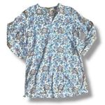 Roberta Roller Rabbit  Top Women's Size Medium Multicolor Floral Tunic Boho Photo 0