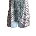 Hem & Thread  Women Top S Multicolor Crochet Inlet Mixed Boho Pattern Festival‎ Photo 4
