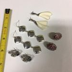 Trifari Lot Of 4 Vintage Modern Costume Earrings Pierced Variety 1 1 Best Photo 6