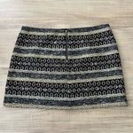 Alice + Olivia  Black and Gold Embellished Mini Skirt Photo 3