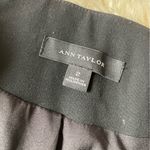 Ann Taylor Classic black blazer cropped short fitting textured patterned jacket Photo 2