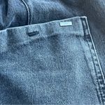 ZARA Paperbag BAGGY Fit Jeans Comfortable Cut High Waist Elastic Black Sz 12 Photo 9