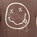 Nirvana Moss Brown Graphic T Shirt 100% Cotton Unisex Short Sleeves Size Large Photo 3