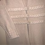 BCBG Max Azria Sweater Oatmeal Long Sleeve Knit Duster Photo 1