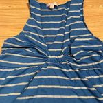 Romeo + Juliet Couture  women’s blue and white striped top size medium Photo 1