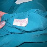 Pink Lily One Shoulder Dress Maxi Size XS Teal Bridesmaid Formal Wedding Guest Photo 3