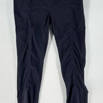 Indyeva Matkailu HV II Womens Pants Ruched Lightweight Pull On Deep Well Navy Blue Photo 0
