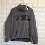 PINK - Victoria's Secret VS PiNK mock neck sweatshirt with zip up pockets with thumb keyhole sleeves‎ Photo 1