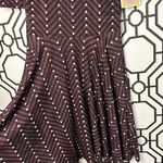 The Comfy NWT Lula Roe Ladies Soft Stretchy -  Scoop Neck Burgundy Dress Size Medium Photo 3