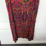 Roamans Women’s 1X Dark Floral Paisley Dress Plus Size Photo 1