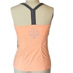 MTA Ladies Peach Orange Shelf Bra Activewear Tank ~ Running Athletic ~ Women's M Size M Photo 1