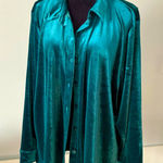 Joan Rivers Beautiful velvet button down top 🌹🌹 Photo 0