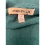 Urban Outfitters  Teal Zip-Up Mock Neck Cropped Sweater Jacket Women’s Large Photo 3