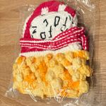 Handmade Crochet Popcorn Bag Knit Shoulder Purse Red White Yellow Unique Gift Photo 4