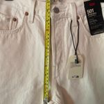 Levi's NWT 501 Original Cropped High Rise White Jeans Button Fly Women's 25 X 26 Photo 11