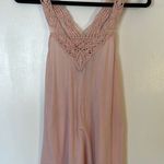 American Eagle  Outfitters Blush Crochet Detail Top Photo 0