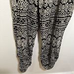 American Rag  Strapless Jumpsuit Black White Geo Photo 13