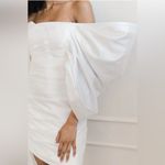 BHLDN helen o‘connor plisse pleat asymmetric draped sleeve sash detail‎ dress sz 6 NEW Photo 8