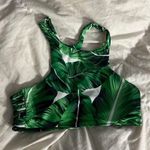 Alternative Apparel Small cut out tropical sports bra Photo 0