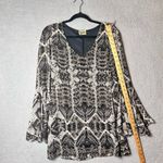 Show Me Your Mumu  Top Womens Small‎ Black Snakeskin Barry Bell Tunic Top Photo 5