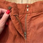 Wilfred Aritzia Fable High-Rise Pleated Linen Mini Shorts Moroccan Spice Size 2 Photo 10