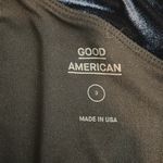 Good American  women’s large navy blue ruffle one shoulder bodysuit‎ Photo 6