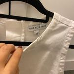 White Sleeveless Denim Dress Size M Photo 2