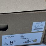 J.Crew Women’s Classy Seasonal Style Woven Mule Raffia Rainbow Sandals Sz 8.5 Photo 3