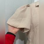 DKNY Beige Button-Up Midi Dress Size 12 Photo 4