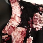 Angels Forever Young black floral blouse Pink Size L Photo 5