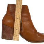 Madewell Leather Heeled Booties Women's Size 9 Western Country Linedancing Photo 11