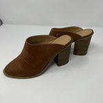 EXPRESS  Womens‎ heeled Mules Brown Sz 6 Photo 2