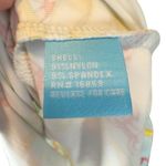 J. McLaughlin Panama Women's Dress S Blue Yellow Chain Print Wrap 3/4 Sleeve Photo 3