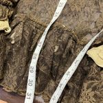 Spirit Halloween  Steampunk‎ Costume Skirt Vest Mask Adult M/L Brown Gothic Gears Photo 15