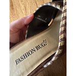 Fashion Bug  90's Vtg Y2K Wedge Sandals Size 8 Photo 3