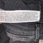 Forever 21 Pants Women 27 Black Denim Jeans Mega Flare Raw Hem Cotton Button Fly Photo 7