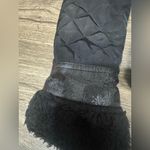 Mimi Chica  Black Quilted Bomber Jacket Photo 5
