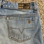 Volcom  Womens Denim Shorts Size 7/28 Crochet Light Wash Blue Casual Photo 5