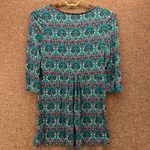 Boden Womens Mini Dress Size 12 Boho Florals Paisley Soft Festival Flowers Indie Blue Photo 1