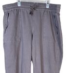 Calia Gray Elastic Waist Drawstring Side Pockets Joggers Pants Extra Large Size XL Photo 1